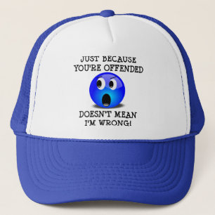 You're Offended But I'm Not Wrong Funny Cap Hat