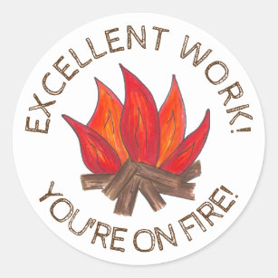 Excellent Work Stickers Labels Zazzle Uk