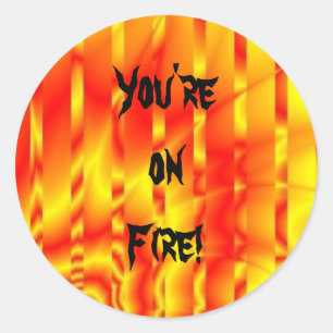 You're on Fire! Fractal Sticker