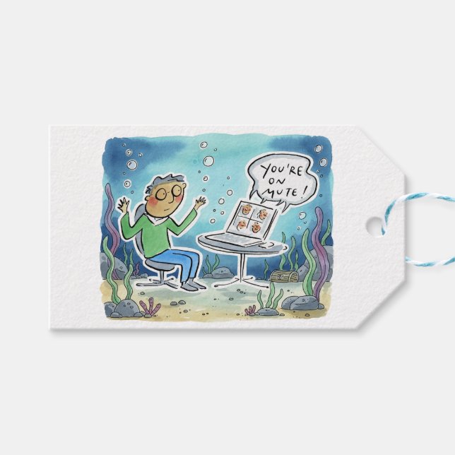 You're on Mute Gift Tags (Front (Horizontal))