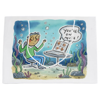 You're on Mute Large Gift Bag