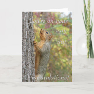 You're on your way up card