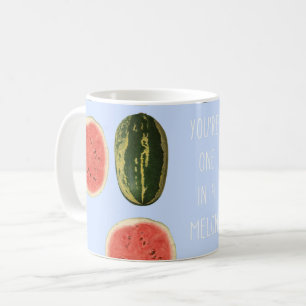 "You're one in a Melon" Fruit Thank You Mug Gift