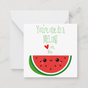 You're One in a Melon Lunchbox Note Cards