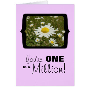 You're One in a Million, Daisies in the Field Card