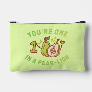 You're One In A Pear-Lion Pear Pun Accessory Pouch