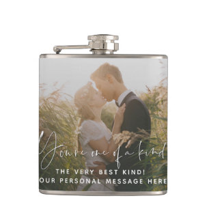 You're One of a Kind Sweetest Day Photo Gift Flask