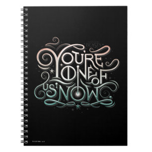 You're One Of Us Now Colourful Graphic Notebook
