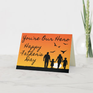 You're Our Hero Happy Father's Day Card
