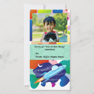 You're Out of this World Kid's Valentine Holiday Card