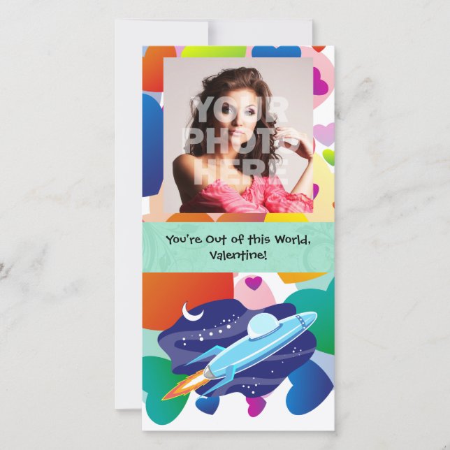 You're Out of this World Valentine Holiday Card (Front)