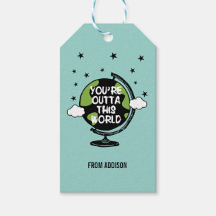 You're Outta This World Valentine's Day Gift Tag