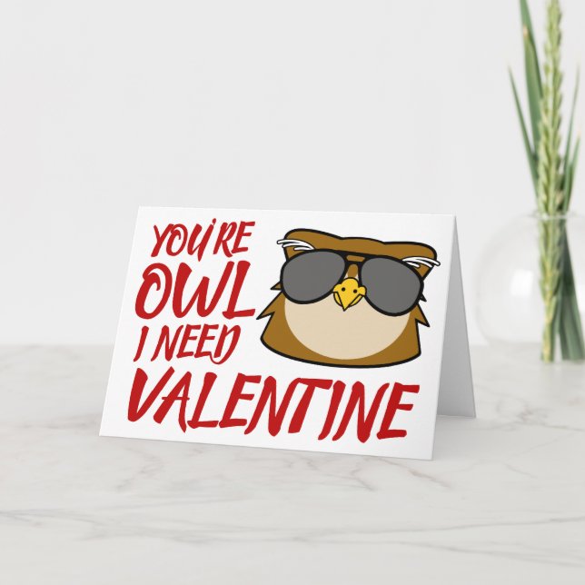 You're Owl I Need Holiday Card (Front)