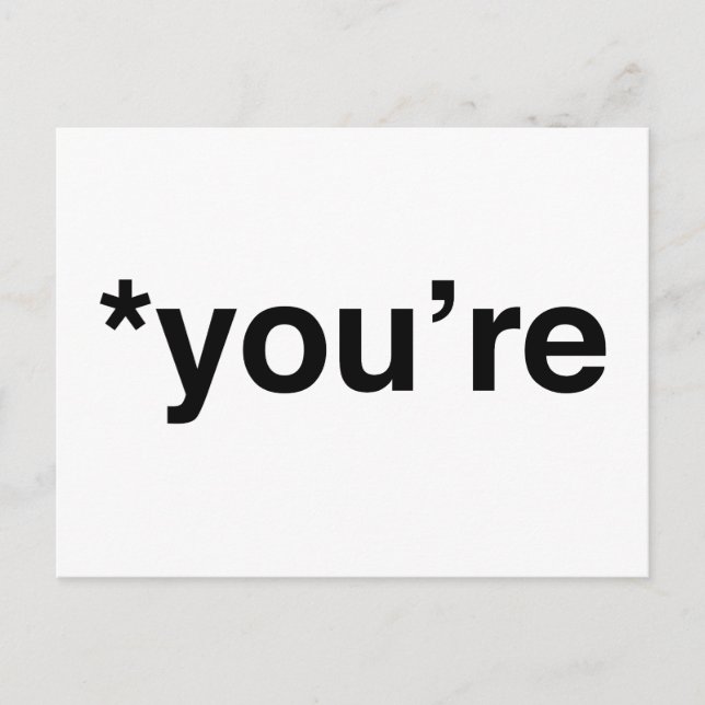 *You're Postcard (Front)