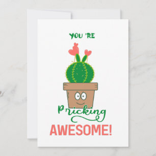 You're Pricking Awesome! Thank you Card