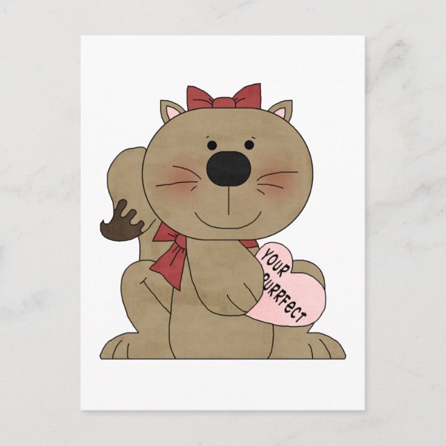 You're Purrfect T-shirts and Gifts Postcard (Front)