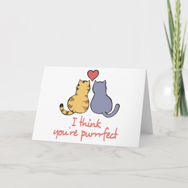 You're Purrrfect Card (Front)