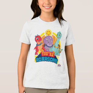You're Roarsome   Dino Ranch Tri-Blend Shirt