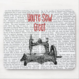 You're Sew Great Illustration Mouse Mat