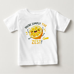 You're Simply the Zest" - Vibrant Lemon Pun Baby T-Shirt