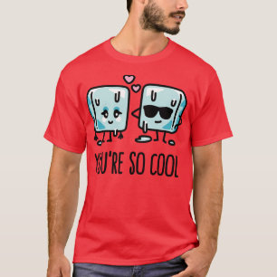 Youre so cool Cube ice Cute Valentines day pun T-Shirt