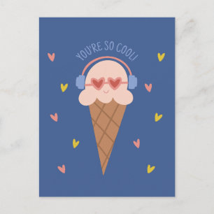 You're so cool Icecream valentines day card