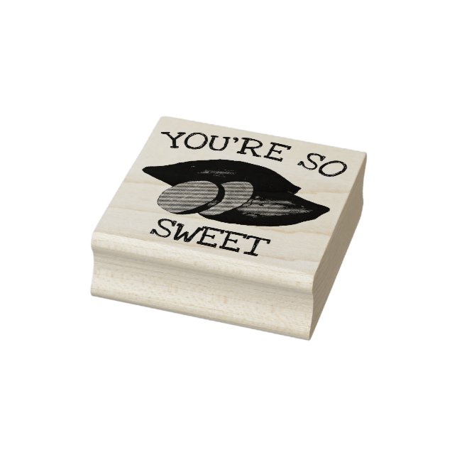 You're So Sweet Potato Potatoes Yam Foodie Rubber Stamp (Stamp)