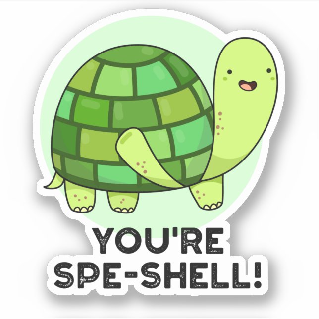 You're Spe-shell Funny Tortoise Pun  (Front)