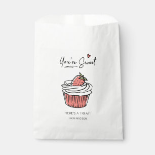 You're Sweet Cupcake Valentine Favour Bag