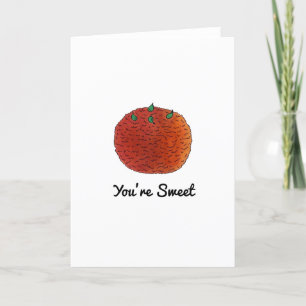 You're Sweet Indian Mithai Laddu Laddoo Thank You Holiday Card