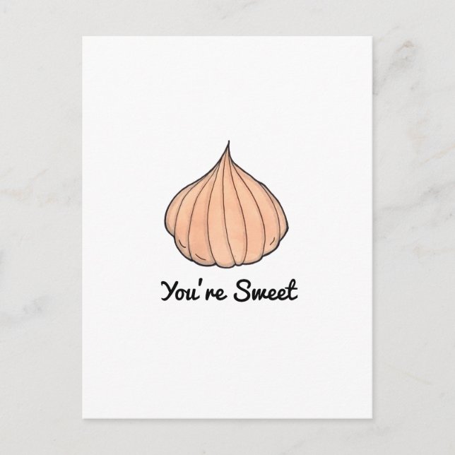You're Sweet Indian Mithai Sweets Modak Dumpling Postcard (Front)