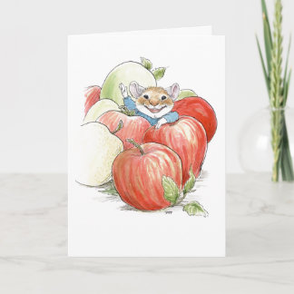 "You're the apple of my eye!" Mouse Card