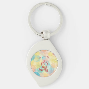 You're the Apple of My Pie Key Ring