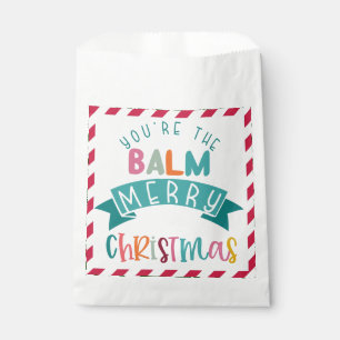 you're the balm merry Christmas gift Note Card Favour Bags
