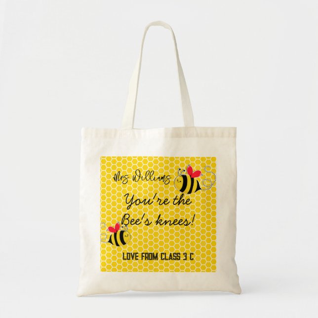 You're the Bees Knees thank you gift Tote Bag (Front)