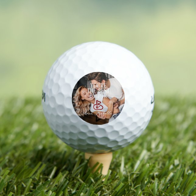 You're The Best By Par | Photo Golf Balls (Insitu Tee)