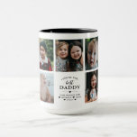 You're The Best (Daddy/Other) 7-Photo Collage Mug<br><div class="desc">This custom photo mug features a sleek white background with a black interior and showcases seven customisable photo placements, creating a heartfelt and stylish gift perfect for celebrating dad. Centred with the loving phrase "you're the best daddy" in modern, playful typography, the design is thoughtfully arranged to highlight special memories...</div>