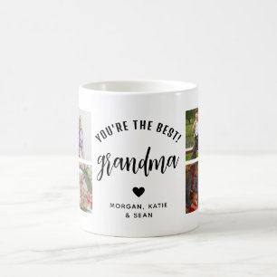 You're the Best Grandma Photo Collage Keepsake Coffee Mug