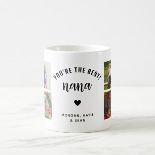 You're the Best Nana Photo Collage Keepsake Coffee Mug