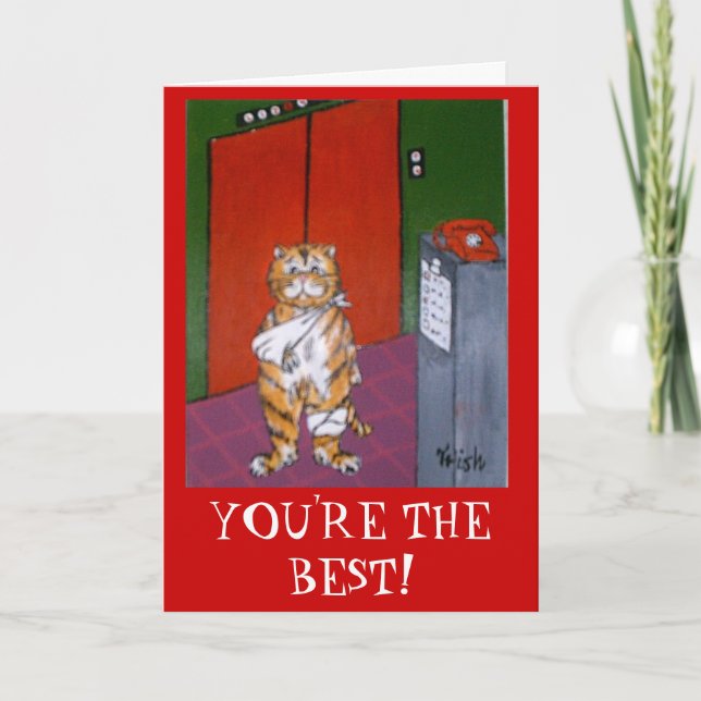 YOU'RE THE BEST! THANK YOU CARD (Front)