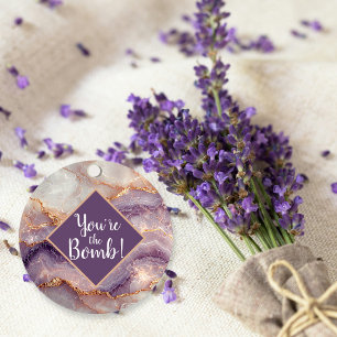 You're the Bomb Christmas Spa Favour Tags Holida