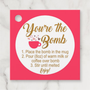 You're the Bomb Valentine's Day Tag
