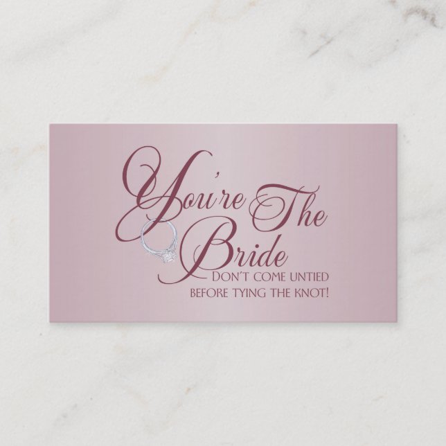 You're the Bride Business Cards (Front)
