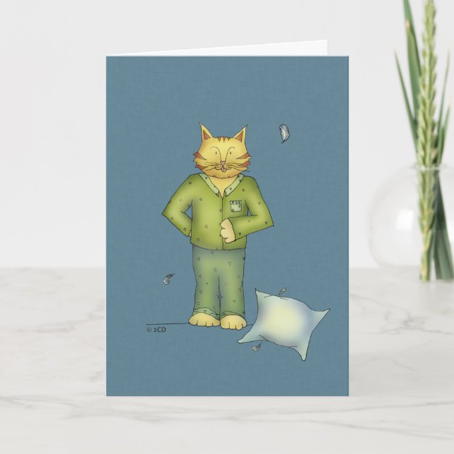 You're the Cat's Pyjamas Greeting card (Front)