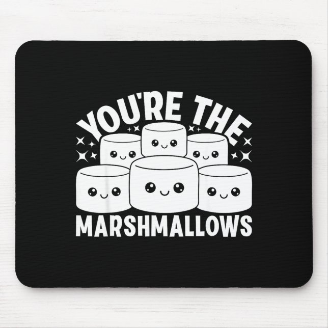You're The Marshmallows To My Hot Cocoa Valentine' Mouse Mat (Front)