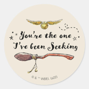 You're The One I've Been Seeking Classic Round Sticker