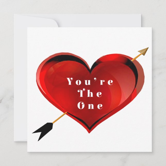 You're The One Note Card (Front)