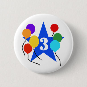 You're The Star 3rd Birthday Tshirts and Gifts 6 Cm Round Badge