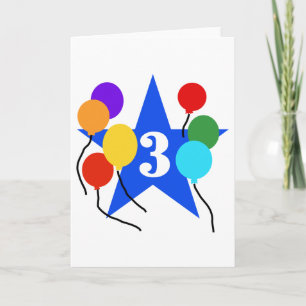 You're The Star 3rd Birthday Tshirts and Gifts Card