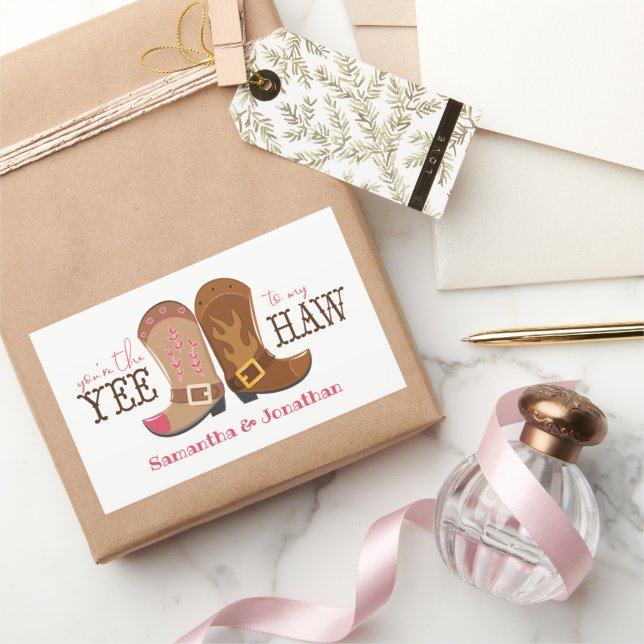 You're The Yee To My Haw Rectangular Sticker (Gifting)